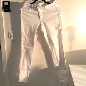 H&M Women’s White Jeans Skinny Ankle